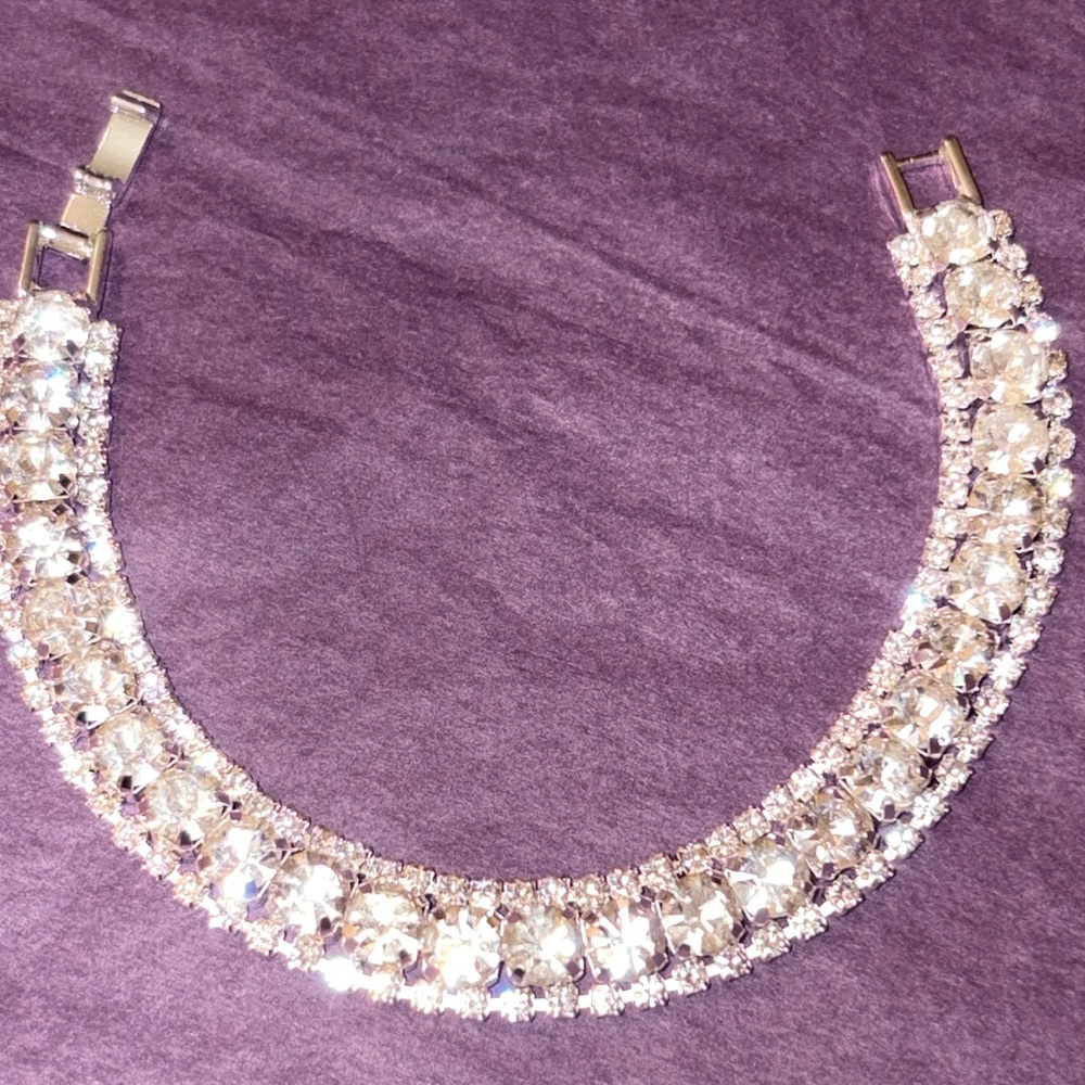 Vintage rhinestone bracelet